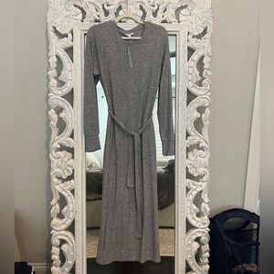 Gray Midi Dress